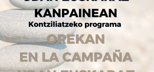 Imagen de la noticia: OREKAN EN LA CAMPAÑA UDAN EUSKARAZ