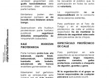BANDO: TORO DE FUEGO Y ESPECTÁCULO PIROTÉCNICO DE CALLE