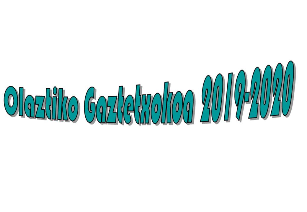GAZTETXOKO 2019-2020 GAZTETXOKO 2019-2020