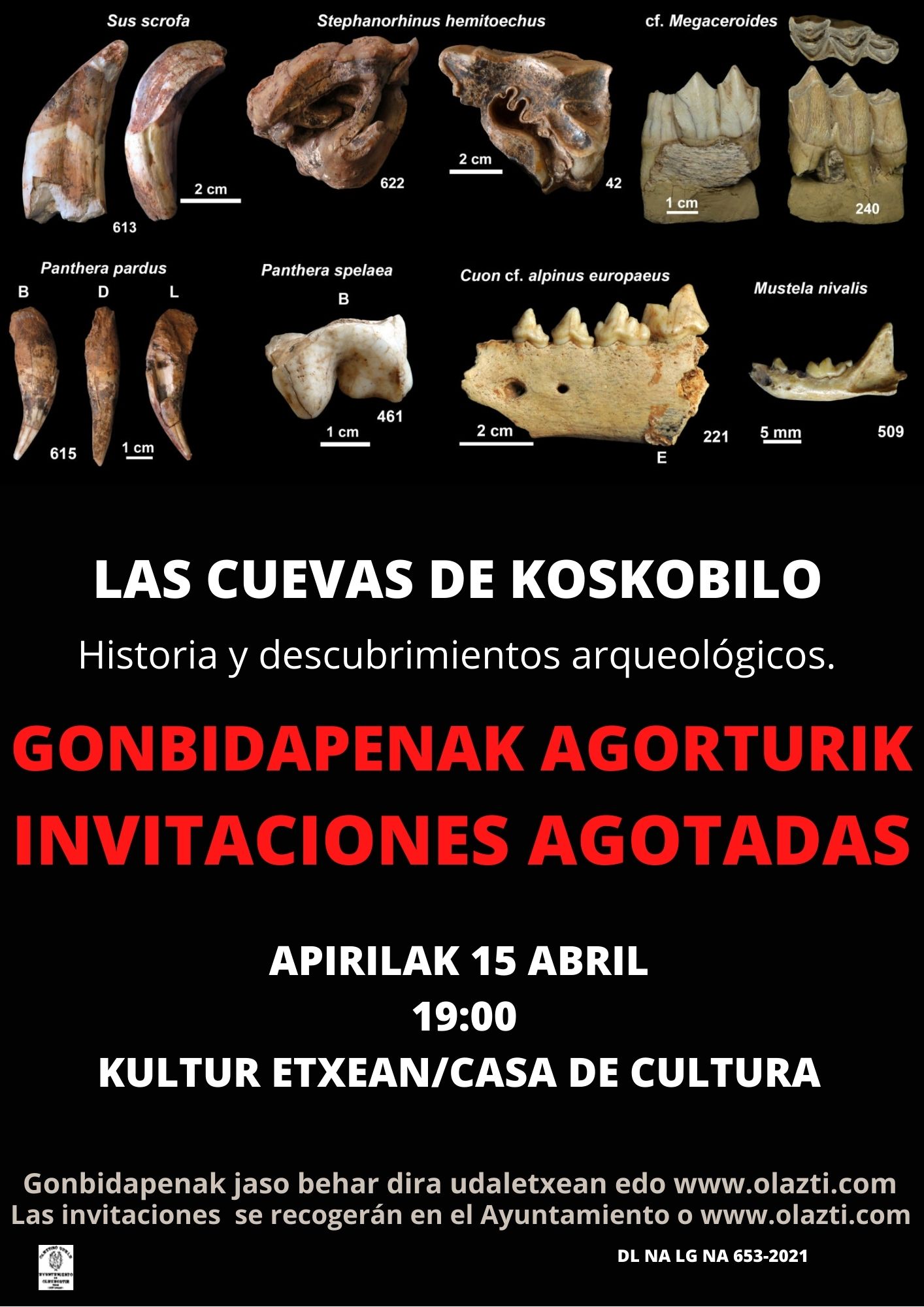 HITZALDIA: “LAS CUEVAS DE KOSKOBILO”