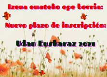 IZENA EMATEKO EPE BERRIA: UDAN EUSKARAZ 2021