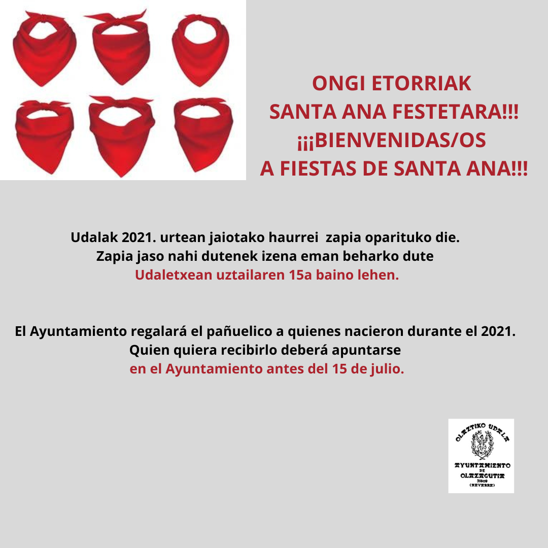 PAÑUELICOS DE SANTA ANA PAÑUELICOS DE SANTA ANA