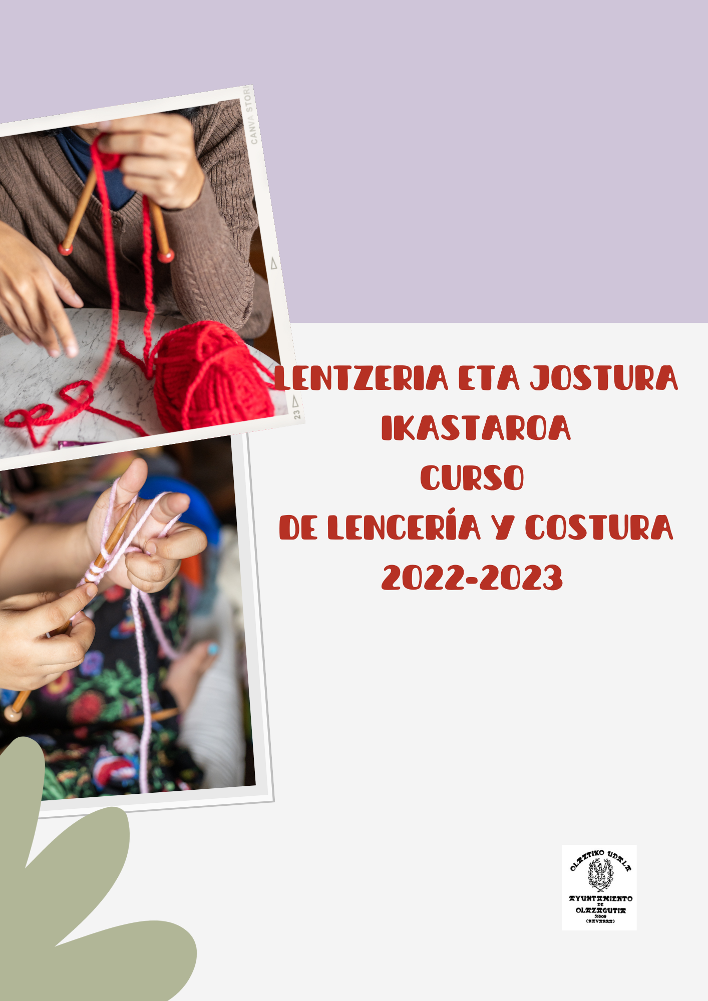 CURSO DE COSTURA Y LENCERÍA CURSO DE COSTURA Y LENCERÍA