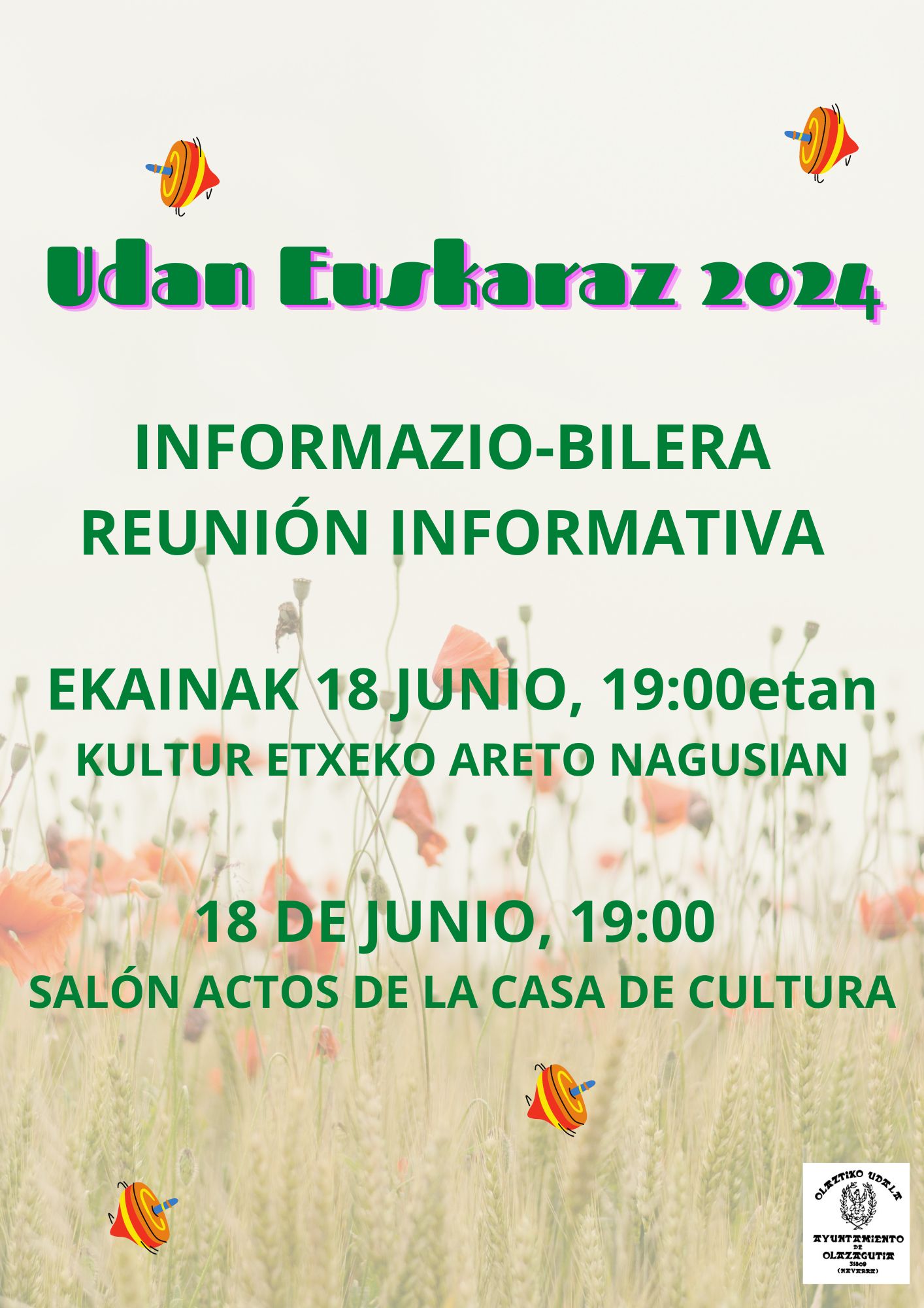 UDAN EUSKARAZ: REUNIÓN INFORMATIVA UDAN EUSKARAZ: REUNIÓN INFORMATIVA
