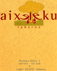 Aixeleku tabernaren logoa